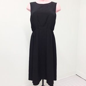 6 GARNET HILL Silky Pleated Little Black Cocktail